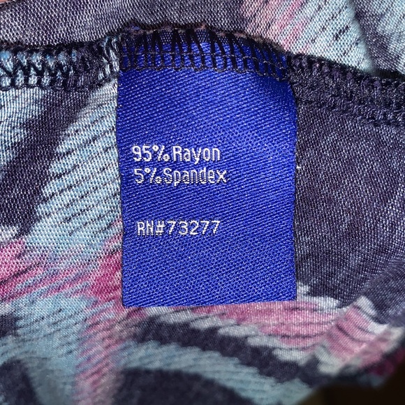 Apt 9 blue plaid stretchy sleeveless top - Picture 6 of 6